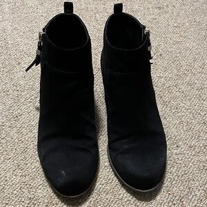 Black Dr Scholls 7.5M Ankle Boots
